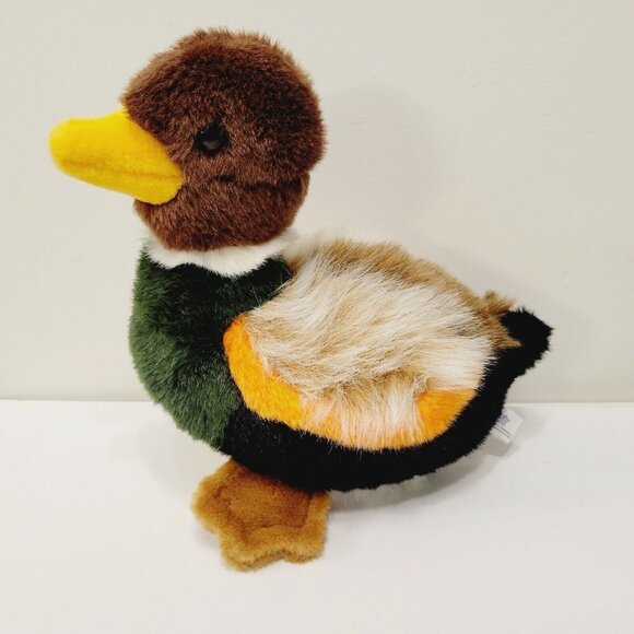 Vtg 1997 Soft Classics Mallard Duck Plush Stuffed Animal Toy - Picture 1 of 7